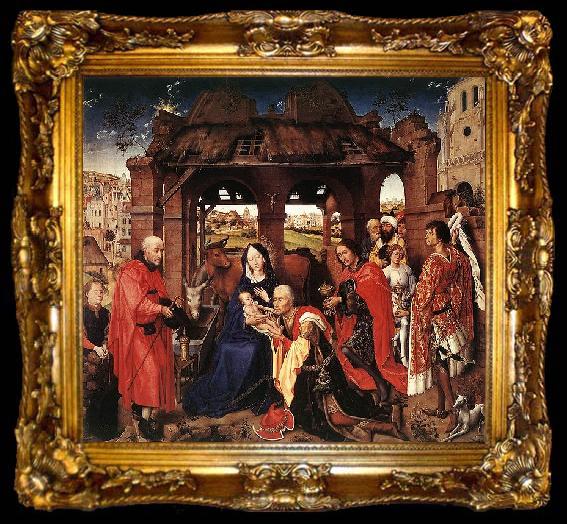 framed  Roger Van Der Weyden St Columba Altarpiece, ta009-2